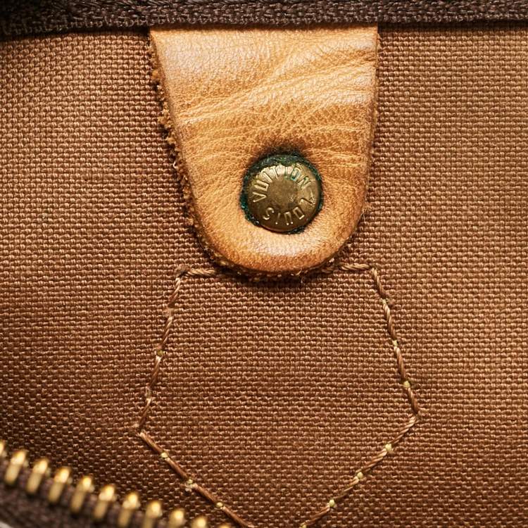Pre Owned Louis Vuitton Monogram Canvas Speedy 35 Bag