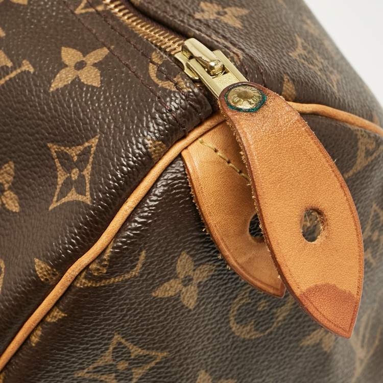 Pre Owned Louis Vuitton Monogram Canvas Speedy 35 Bag