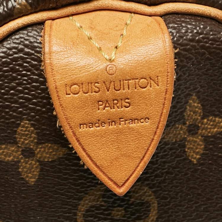 Pre Owned Louis Vuitton Monogram Canvas Speedy 35 Bag