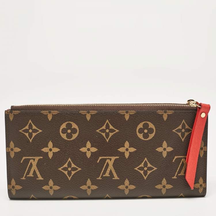 Pre Owned Louis Vuitton Monogram Canvas Adele Wallet