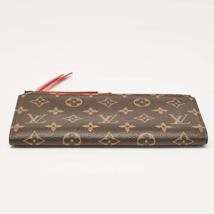 Pre Owned Louis Vuitton Monogram Canvas Adele Wallet