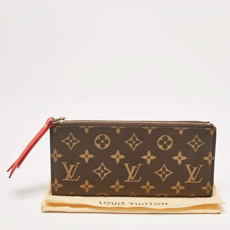 Pre Owned Louis Vuitton Monogram Canvas Adele Wallet