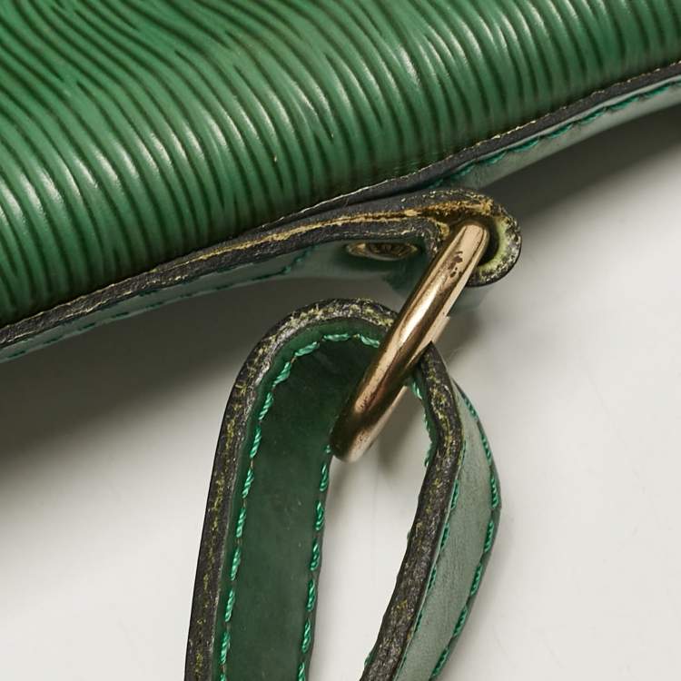 Pre Owned Louis Vuitton Green Epi Leather Petit Noe Bag