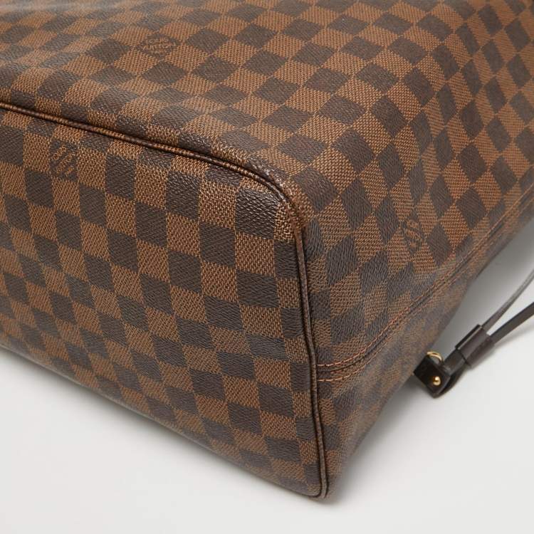 Pre Owned Louis Vuitton Damier Ebene Canvas Neverfull GM Bag