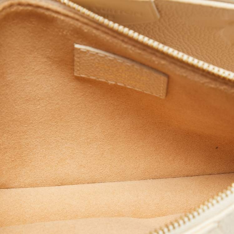 Pre Owned Louis Vuitton Cream Empreinte Leather Multi Pochette Accessoires Bag