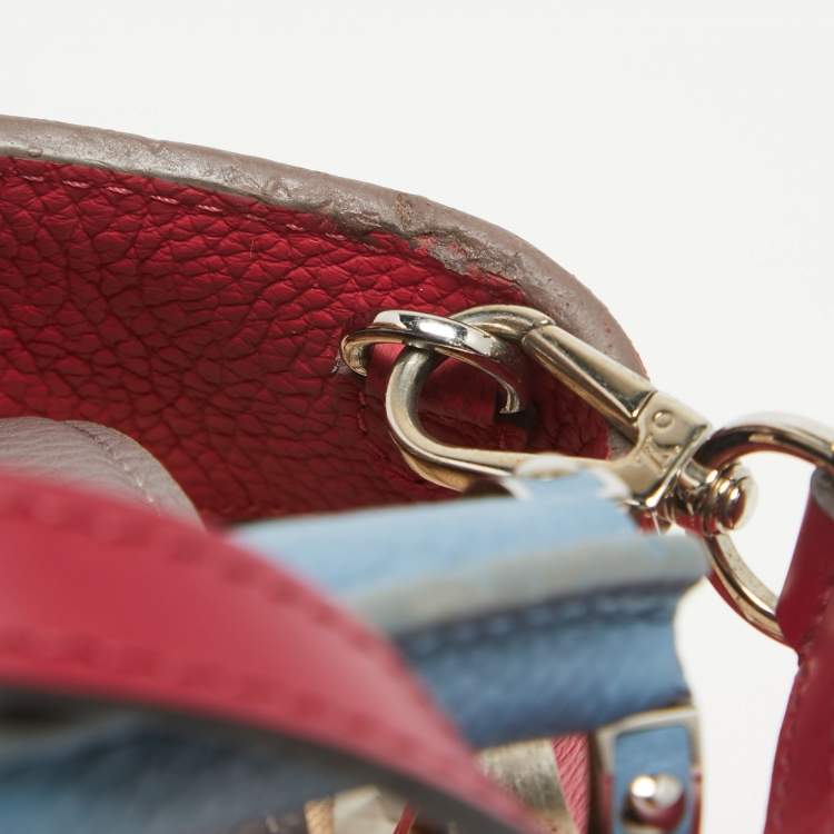 Pre Owned Louis Vuitton Multicolor Taurillon Leather Capucines BB Bag