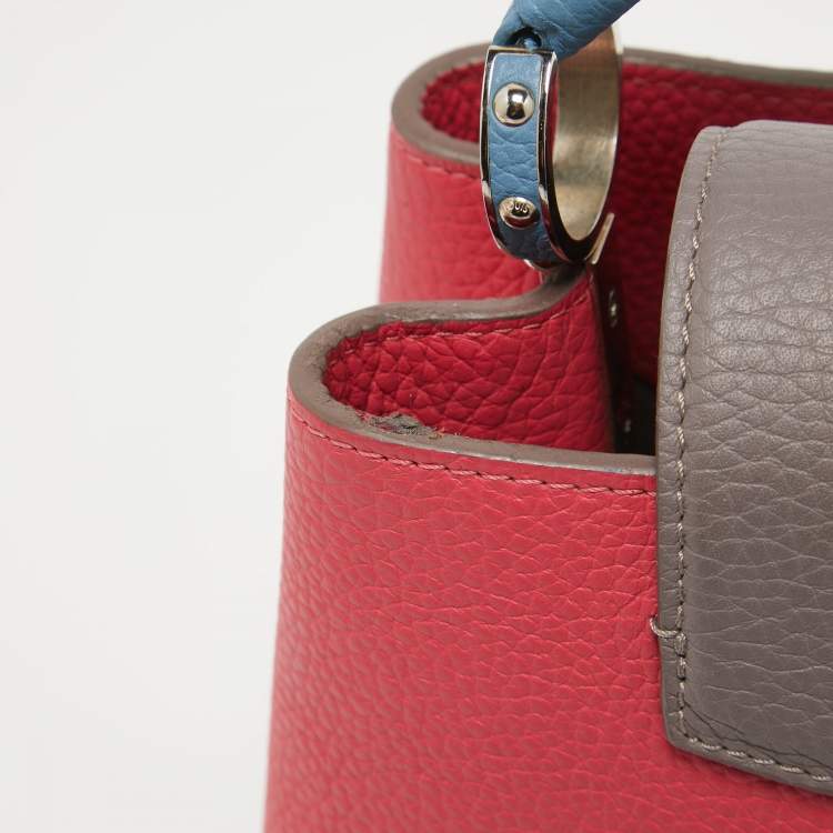 Pre Owned Louis Vuitton Multicolor Taurillon Leather Capucines BB Bag
