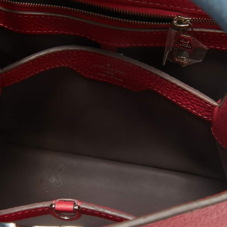 Pre Owned Louis Vuitton Multicolor Taurillon Leather Capucines BB Bag