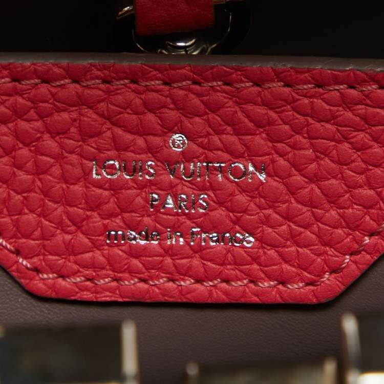 Pre Owned Louis Vuitton Multicolor Taurillon Leather Capucines BB Bag