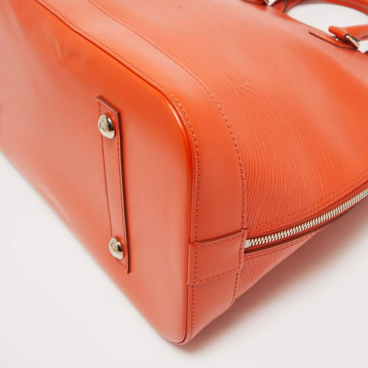 Pre Owned Louis Vuitton Piment Epi Leather Alma GM Bag