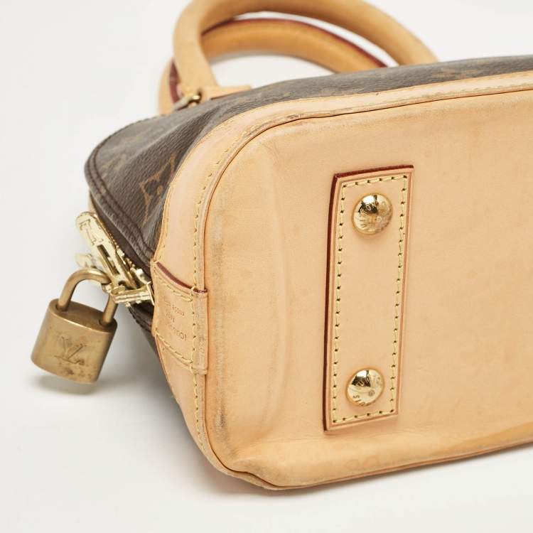 Pre Owned Louis Vuitton Monogram Canvas Alma BB Bag