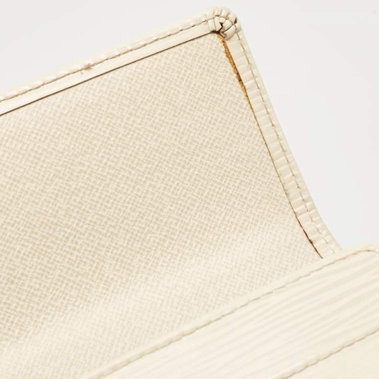 Pre Owned Louis Vuitton Ivorie Epi Leather Sarah Wallet