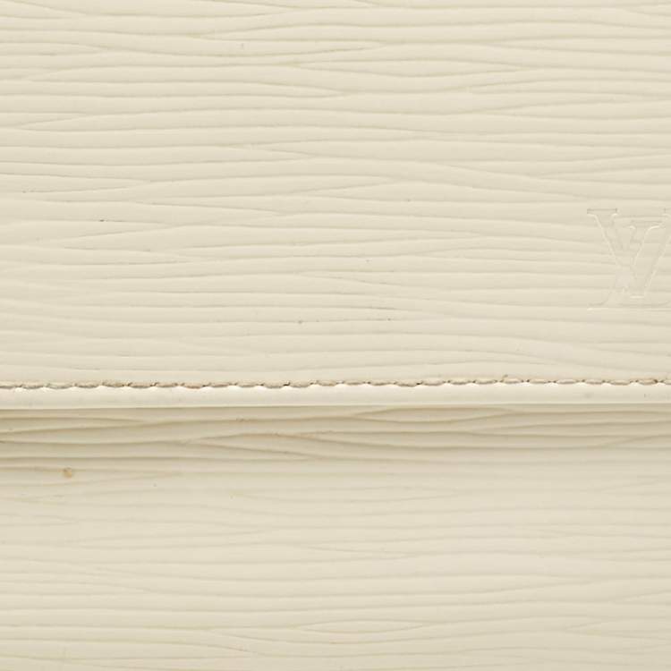 Pre Owned Louis Vuitton Ivorie Epi Leather Sarah Wallet