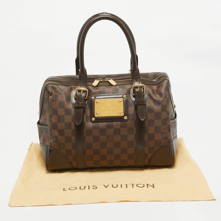 Pre Owned Louis Vuitton Damier Ebene Canvas Berkeley Bag