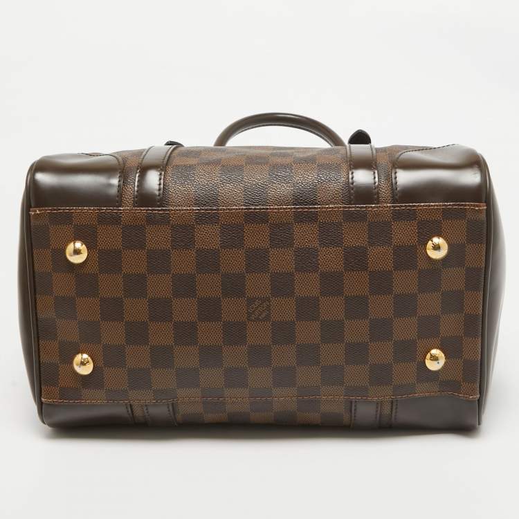 Pre Owned Louis Vuitton Damier Ebene Canvas Berkeley Bag