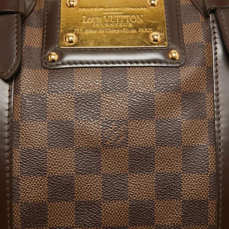 Pre Owned Louis Vuitton Damier Ebene Canvas Berkeley Bag