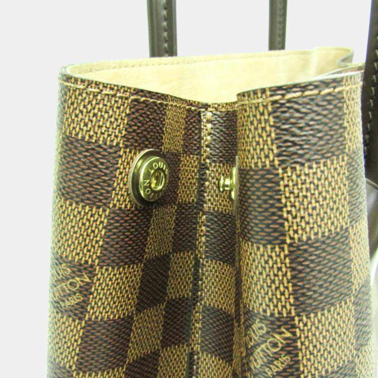 Pre Owned Louis Vuitton Ebene Damier Kensington Handbag