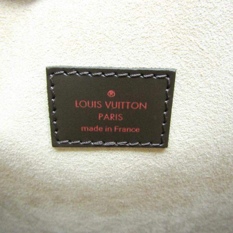 Pre Owned Louis Vuitton Ebene Damier Kensington Handbag