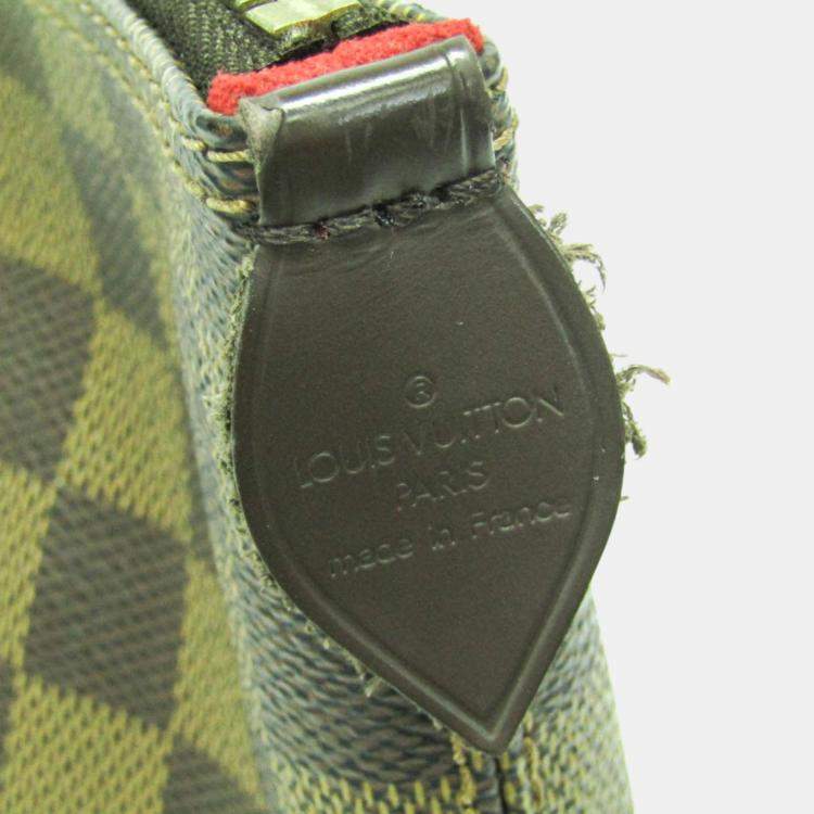 Pre Owned Louis Vuitton Ebene Damier Saleya PM Handbag