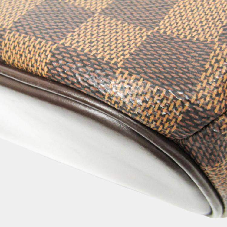 Pre Owned Louis Vuitton Ebene Damier Sarria Horizontal Handbag