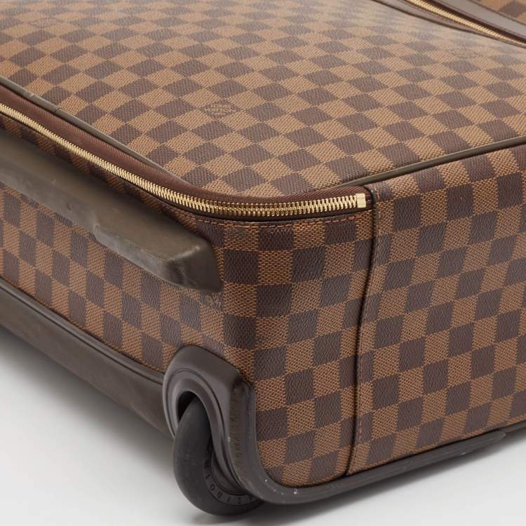 Pre Owned Louis Vuitton Damier Ebene Canvas Pegase 45 Luggage