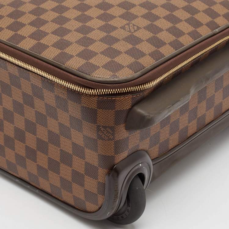 Pre Owned Louis Vuitton Damier Ebene Canvas Pegase 45 Luggage
