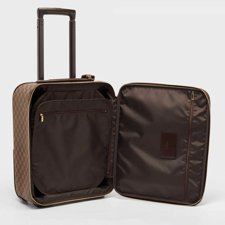 Pre Owned Louis Vuitton Damier Ebene Canvas Pegase 45 Luggage