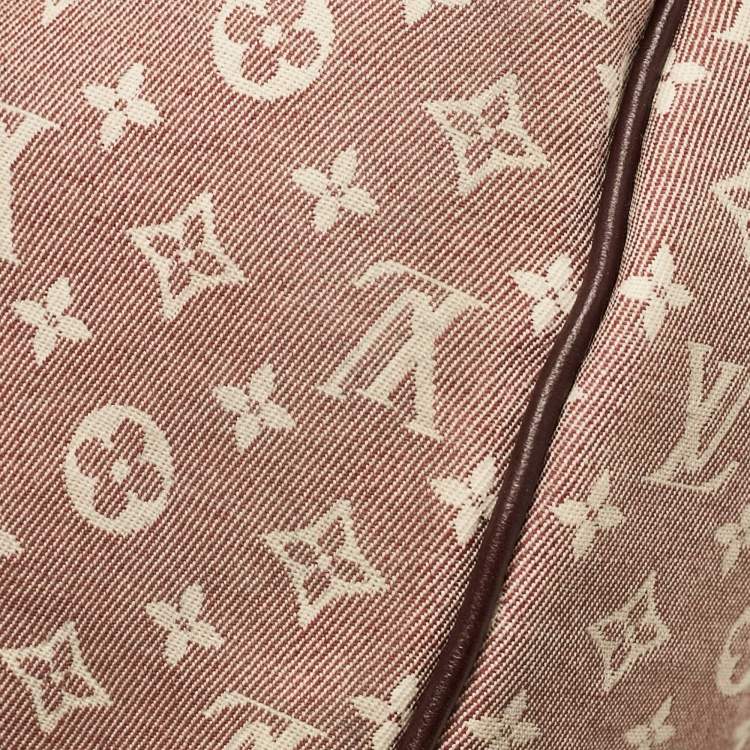 Pre Owned Louis Vuitton Sepia Monogram Mini Lin Canvas Speedy 30 Bag