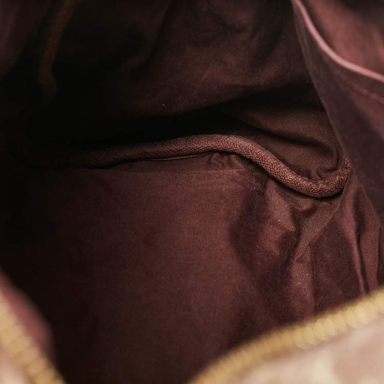 Pre Owned Louis Vuitton Sepia Monogram Mini Lin Canvas Speedy 30 Bag