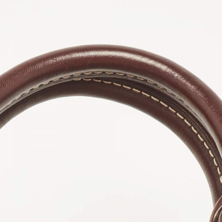Pre Owned Louis Vuitton Sepia Monogram Mini Lin Canvas Speedy 30 Bag