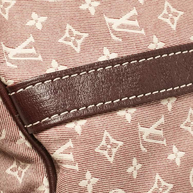 Pre Owned Louis Vuitton Sepia Monogram Mini Lin Canvas Speedy 30 Bag