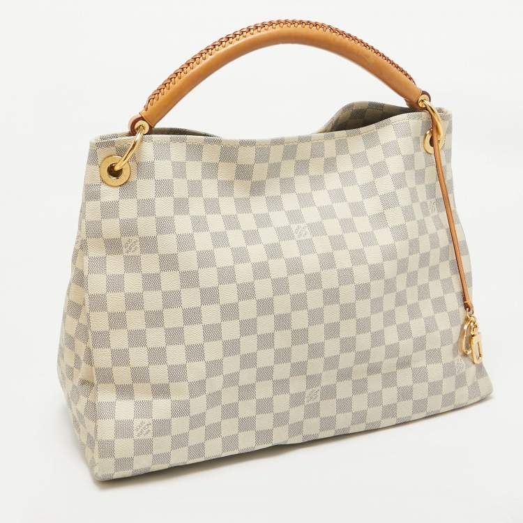 Pre Owned Louis Vuitton Damier Azur Canvas Artsy MM Bag