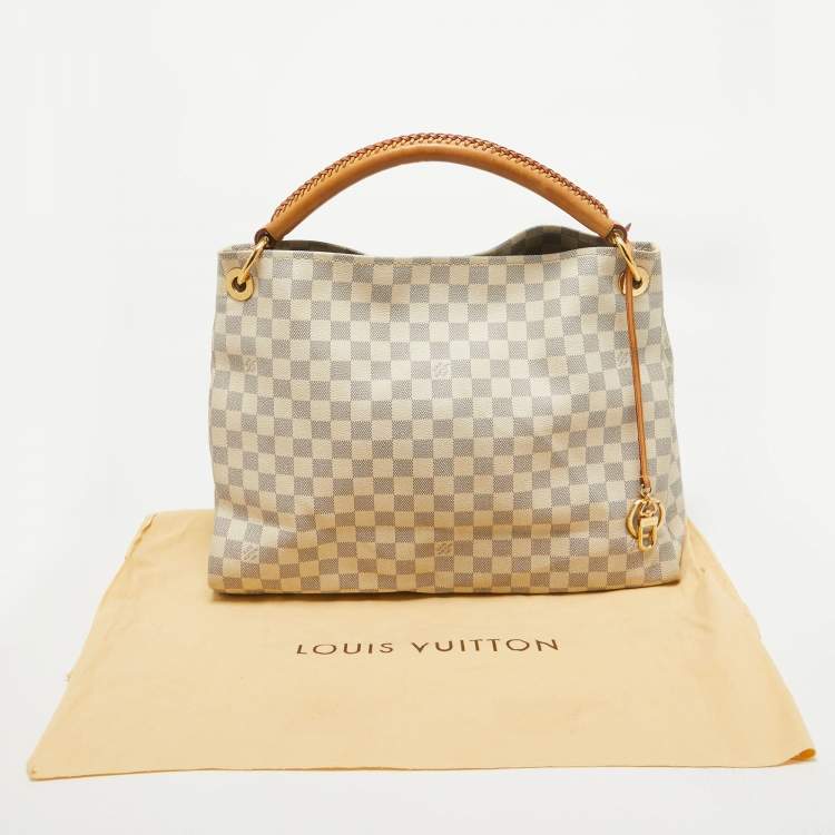 Pre Owned Louis Vuitton Damier Azur Canvas Artsy MM Bag