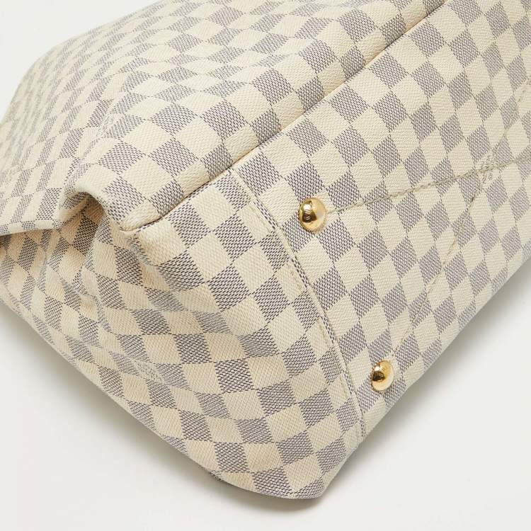 Pre Owned Louis Vuitton Damier Azur Canvas Artsy MM Bag