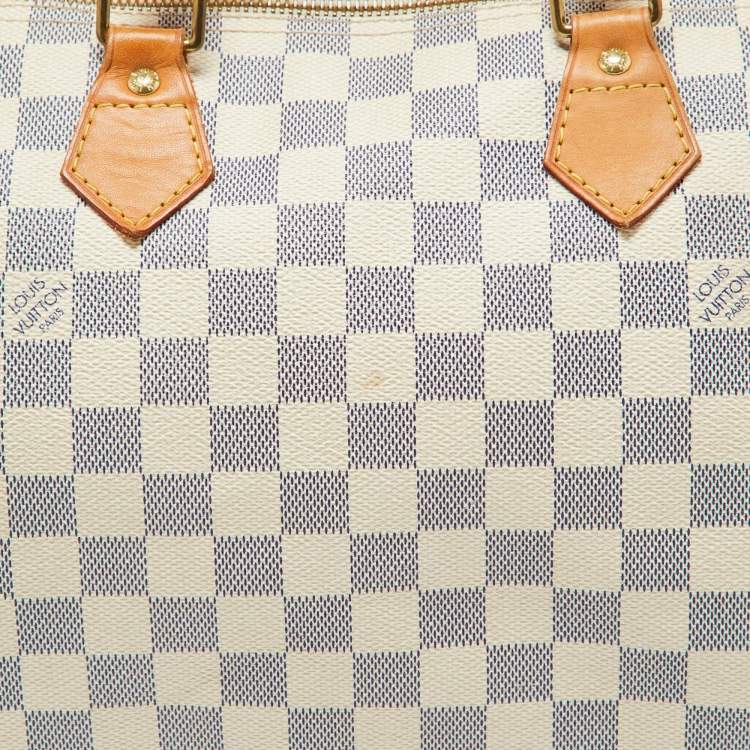 مملوكة مسبقًا Louis Vuitton Damier Azur Canvas Speedy 30 Bag