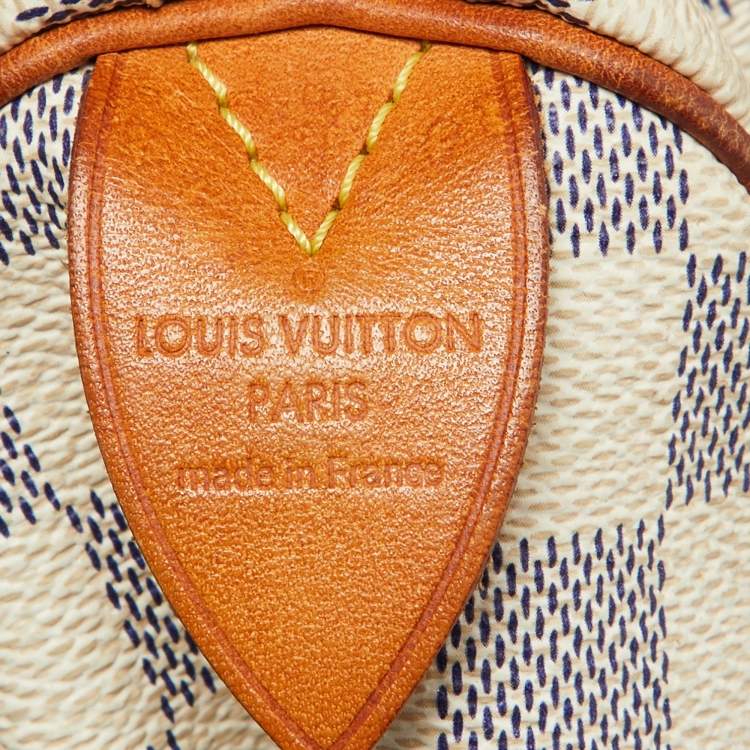 مملوكة مسبقًا Louis Vuitton Damier Azur Canvas Speedy 30 Bag