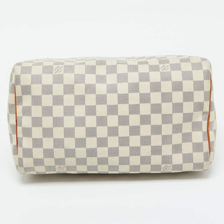 مملوكة مسبقًا Louis Vuitton Damier Azur Canvas Speedy 30 Bag