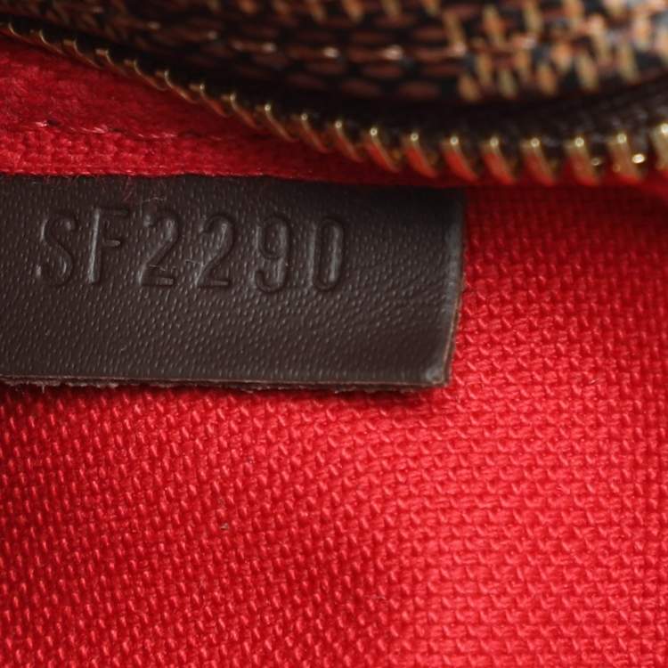 Pre Owned Louis Vuitton Damier Ebene Canvas Mini Pochette Accessoires