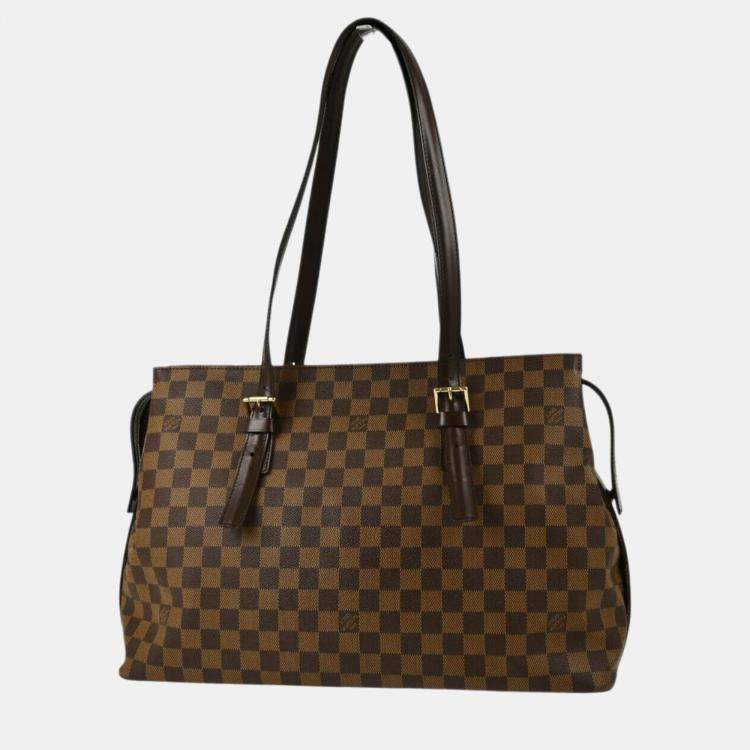 Pre Owned Louis Vuitton Damier Chelsea Shoulder Tote Bag