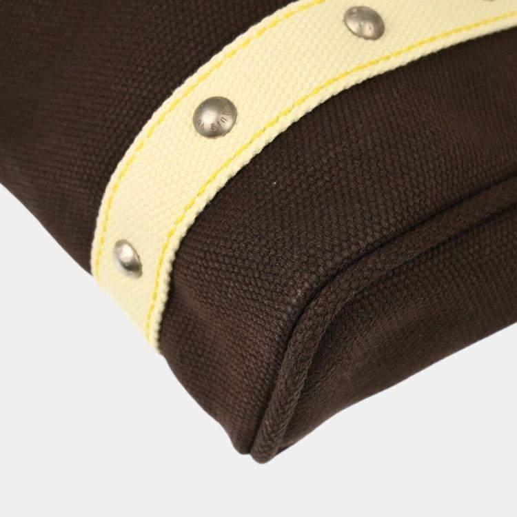 Pre Owned Louis Vuitton Brown Antigua Cabas MM Tote Bag