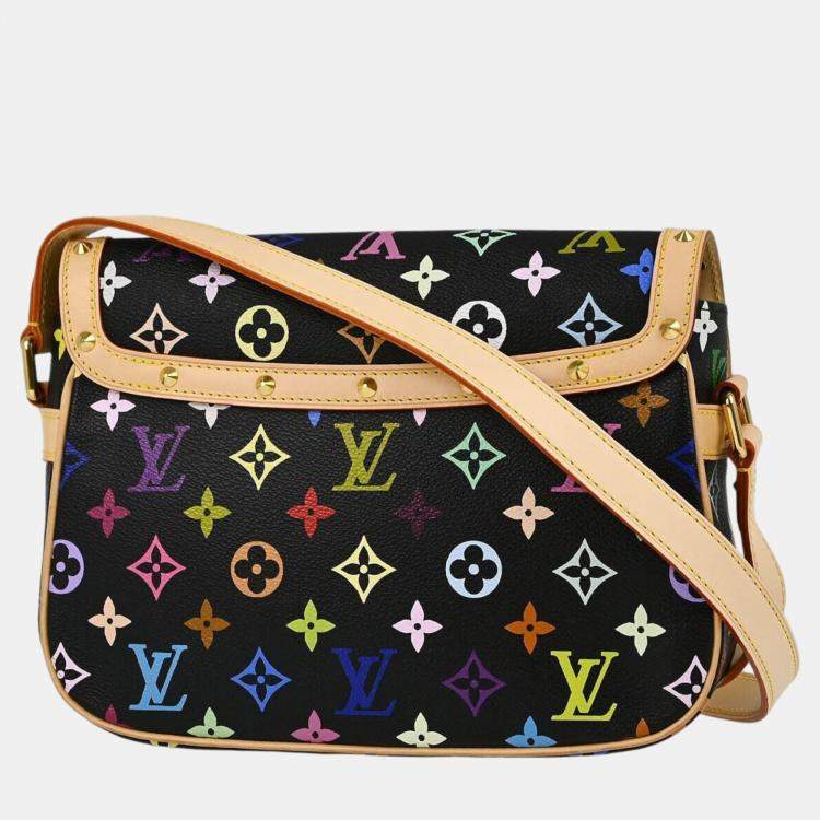 Louis Vuitton Black Multicolor Sologne Shoulder Bag Louis Vuitton TLC