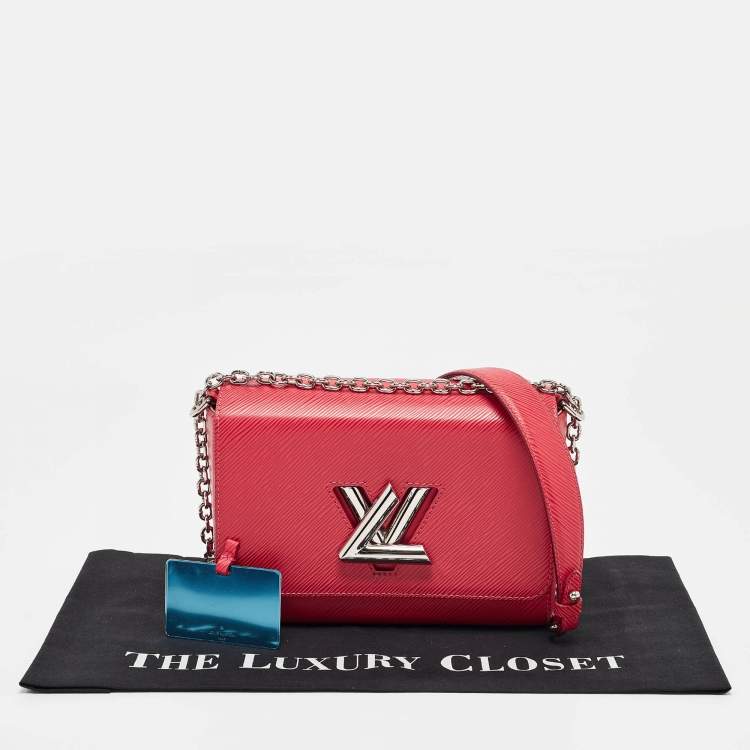 Pre Owned Louis Vuitton Pivoine Epi Leather Twist MM Bag