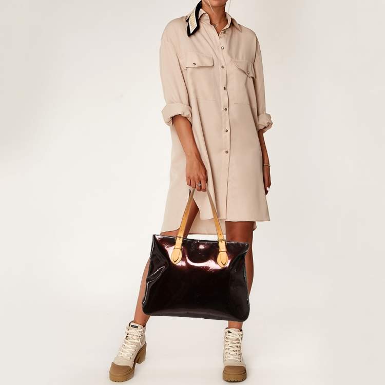 مملوكة مسبقًا Louis Vuitton Amarante Monogram Vernis Brentwood Bag