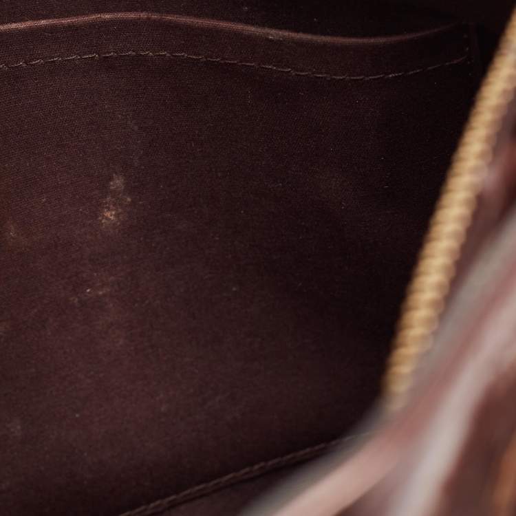 مملوكة مسبقًا Louis Vuitton Amarante Monogram Vernis Brentwood Bag