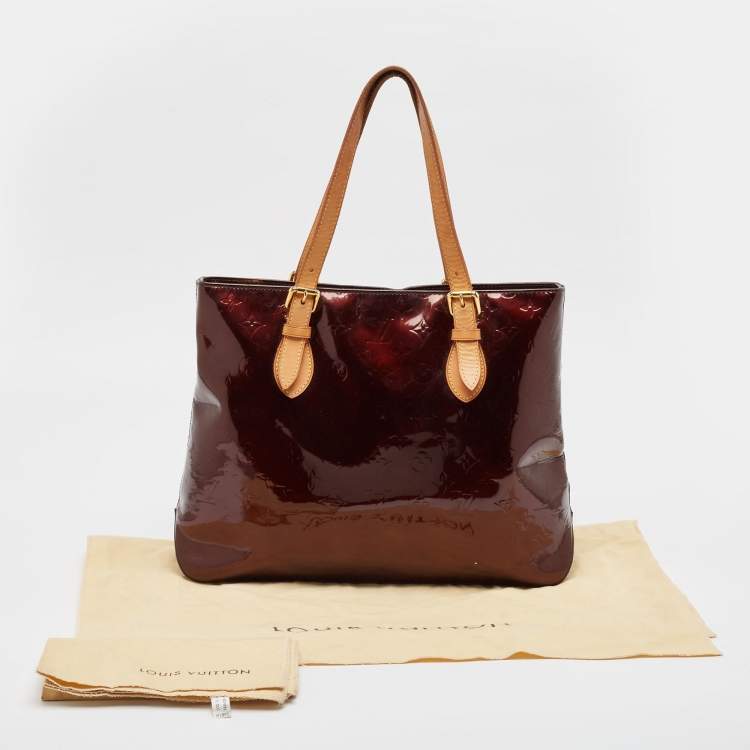 مملوكة مسبقًا Louis Vuitton Amarante Monogram Vernis Brentwood Bag