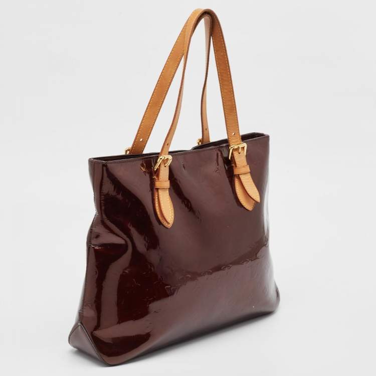 مملوكة مسبقًا Louis Vuitton Amarante Monogram Vernis Brentwood Bag