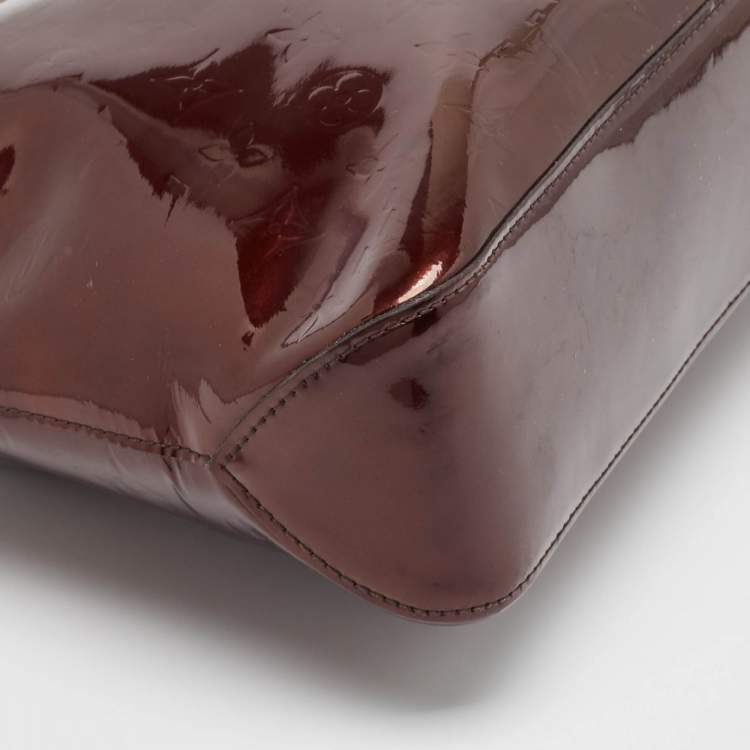 مملوكة مسبقًا Louis Vuitton Amarante Monogram Vernis Brentwood Bag