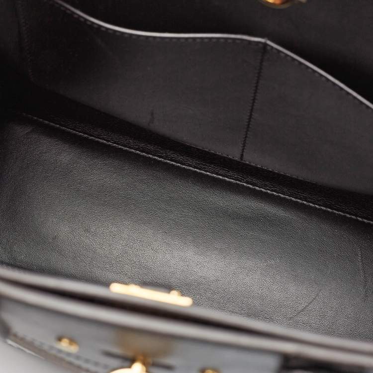 Pre Owned Louis Vuitton Black Monogram Canvas and Leather Blossom City Steamer MM Bag