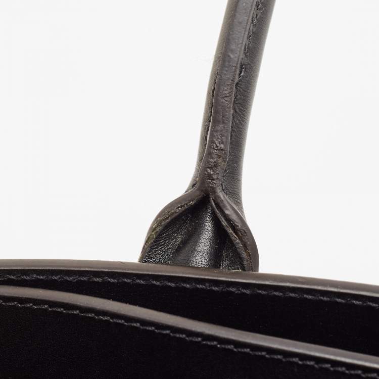 Pre Owned Louis Vuitton Black Monogram Canvas and Leather Blossom City Steamer MM Bag
