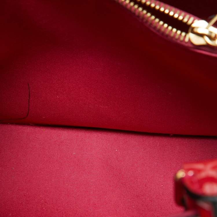 Pre Owned Louis Vuitton Indian Rose Monogram Vernis Montaigne BB Bag